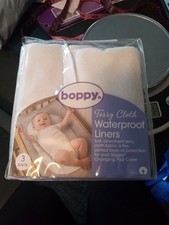 Boppy Terry Cloth Waterproof Liners 3 Pack Brand New