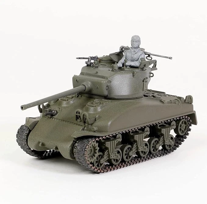 U.S. SHERMAN M4A1 (76) with castle hull Forces of Valor 1:72 cod 12 - Immagine 4 di 4