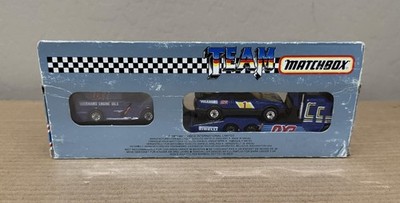 1984 Matchbox #1 QXR Duckhams Engine Oils Perilli Team Convoy 1:64