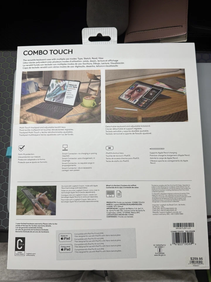 Logitech Combo Touch Keyboard Funda para Apple iPad Pro 13 pulgadas (M4) Foto 2 de 4