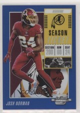 2018 Panini Contenders Optic Blue Prizm /99 Josh Norman #2 8k4