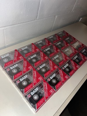 Basf Ferro Extra I Type I - Lot Of 20 Sealed Cassette Tapes Blanks