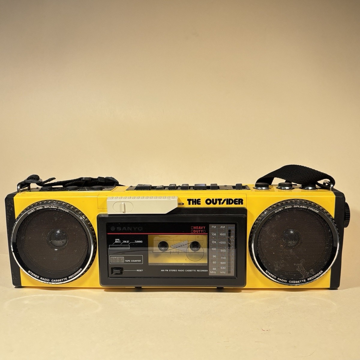 Sanyo Boombox Outsider M-GT7A AM/FM Cassette Working NO