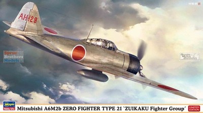 HAS07559 1:48 Hasegawa A6M2b Zero Fighter Type 21 'Zuikaku Fighter Group'