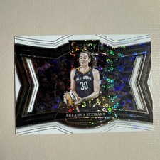 2025 Panini Select Breanna Stewart Storm All-Star #5 White Disco Prizm /75