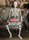 Danger High Voltage Keep Away Vintage Porcelain Sign