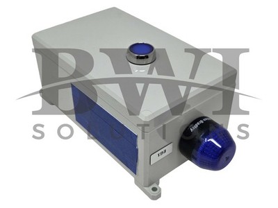 NEW Allen Bradley 855PB-B24ME622 Panel Mount Beacon W/800FM-LF6MN3WX10 + Enclos