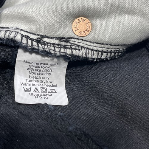 J Crew Women's 30S Favorite Fit Corduroy Pants Black Slim Straight Fit Classic - Picture 4 of 9