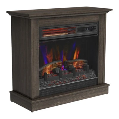 ChimneyFree Higgins 25" Waverly Oak Wall Mantel Electric Fireplace 18RM309-PO132