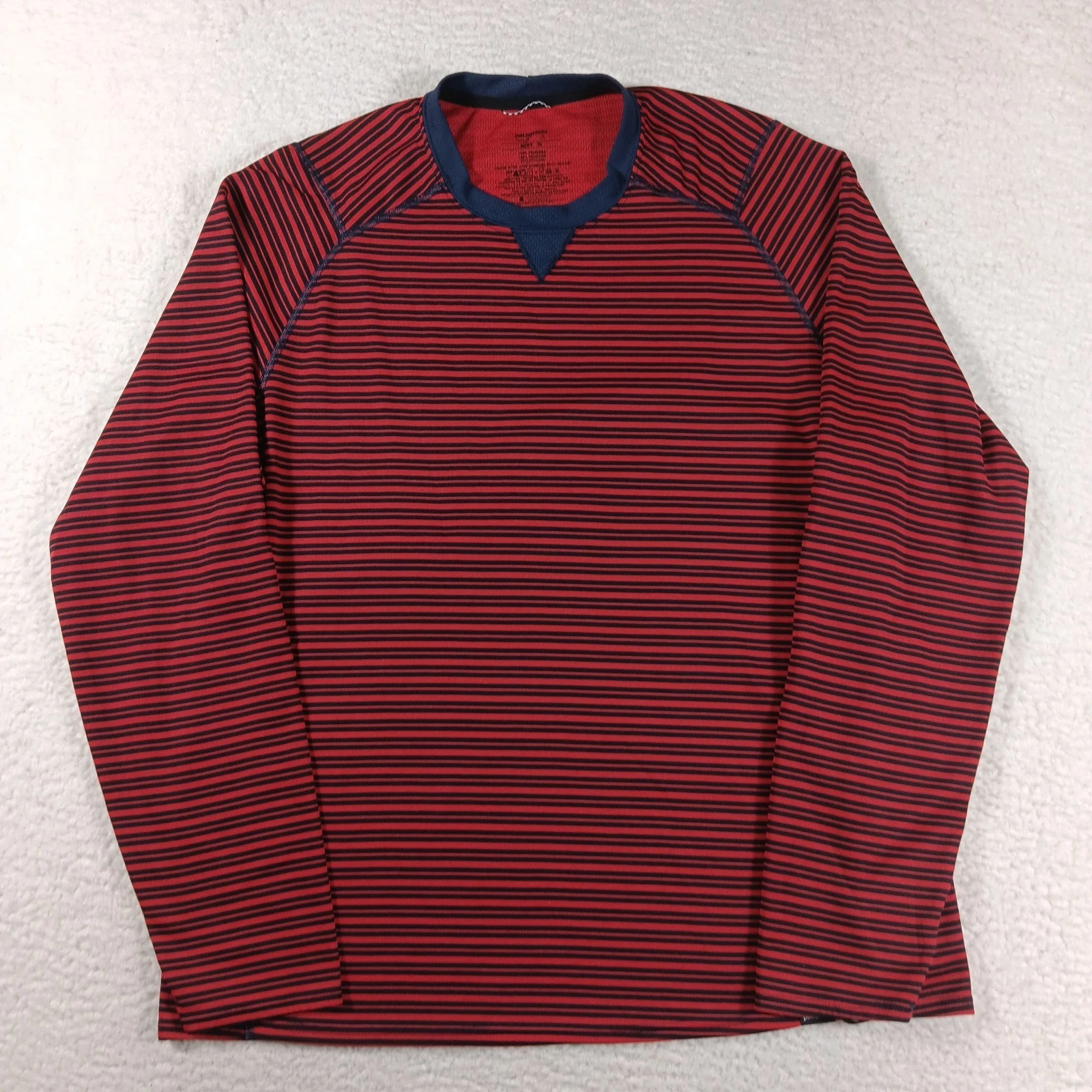 Patagonia Shirt Mens XL Capilene 3 Midweight Polartec Striped Gorpcore Hiking