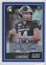 2020 Score Rookies Artist's Proof Signatures 19/35 Brian Lewerke #352 Auto 0c2