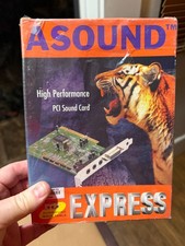 Asound Express 2 pci SPDIF sound card 32 bit 4.1 Chan. A3D HRTF NEW SEALED