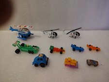 Lot Of Random Helicopter And Plastic Cars