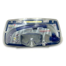 DOLFINO Premier SILICONE SERIES Tri-View Dive Mask with Snorkel SK-8872TG