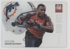 2012 Elite Rookie Hard Hats 354/399 Rishard Matthews #51 0q5l