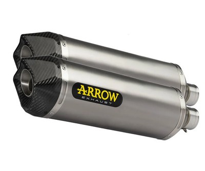 2 Auspuff Schalldampfer Arrow Alum/Carby RaceTech Ktm 990 Adventure R 2006 2014