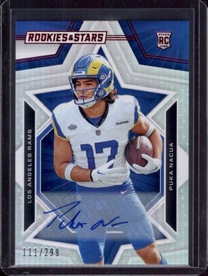 PUKA NACUA 2023 Panini Rookies & Stars #158 Rookie RC Autograph Auto #111/299