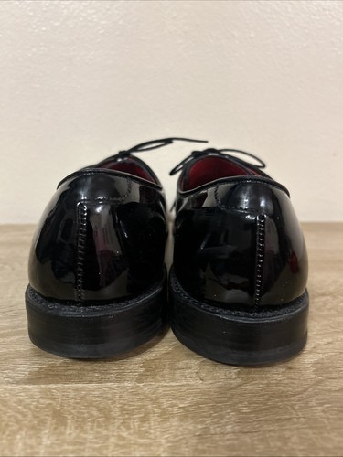 Allen Edmonds Zapatos Negro Charol Spencer Derby Esmoquin Para Hombres 13 EE. UU. - Imagen 11 de 16