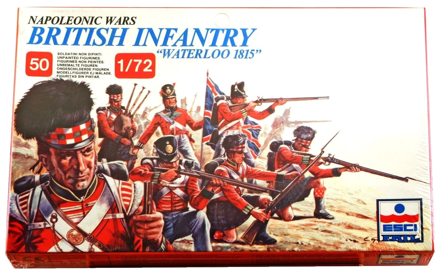 Figuras soldado de juguete de plástico ESCI