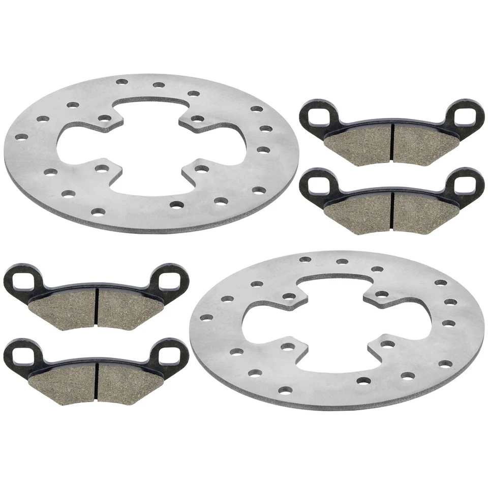 Передний левый и правый тормозной дисковый ротор с колодками для Polaris Predator 500 2003-2007 - Изображение 4 из 4