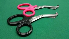 12 EMT PARAMEDIC UTILITY BANDAGE SHEARS EMS ENT SCISSORS 7.5" PURPLE + BLACK