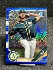 2019 Bowman Chrome Prospect A.J. Puk Blue Shimmer Refractor /150  #BCP-17