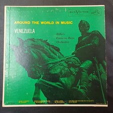 RARE Billos Caracas Boys Orchestra Around World In Music Venezuela 10" LP NM!