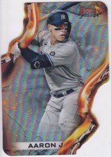 AARON JUDGE Bowman's Best RARE DIE-CUT FIRE INSERT Baseball Card NEW YORK YANKEE