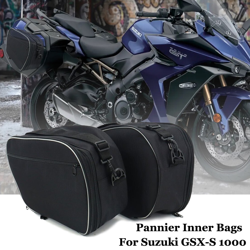Saddlebag Rear Luggage Panniers Inner Bags For Suzuki GSXS 1000 GT