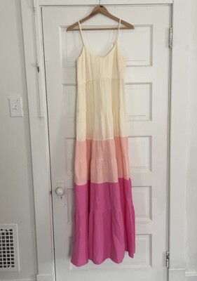 julie brown maxi dress Julie Brown Davie Pink Ombré Maxi Dress S