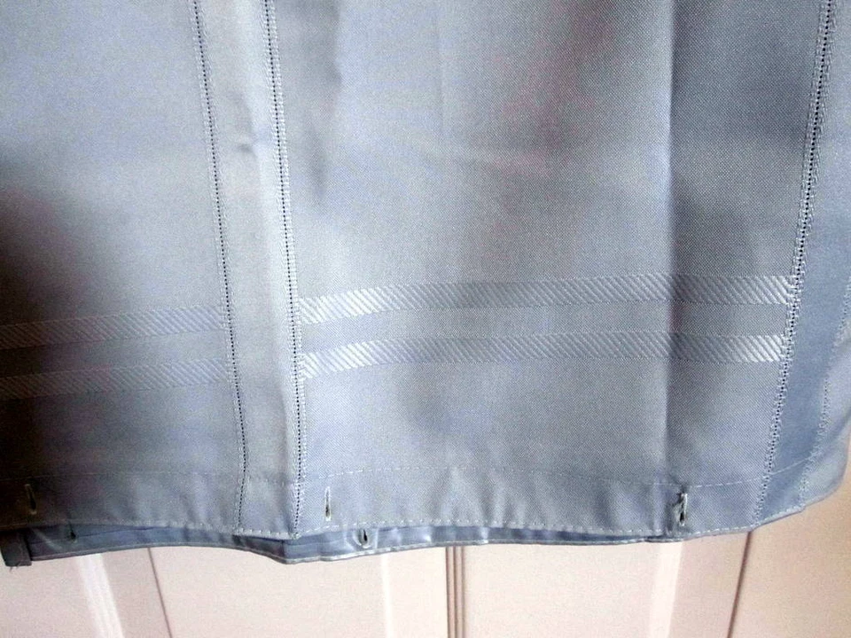 Cortina de ducha de tela azul brumoso Ex-cell 72" x 72" nueva sin etiquetas Foto 3 de 3