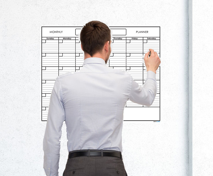 18x24-monthly-erasable-blank-reusable-undated-wall-calendar-homeschool-planner-ebay