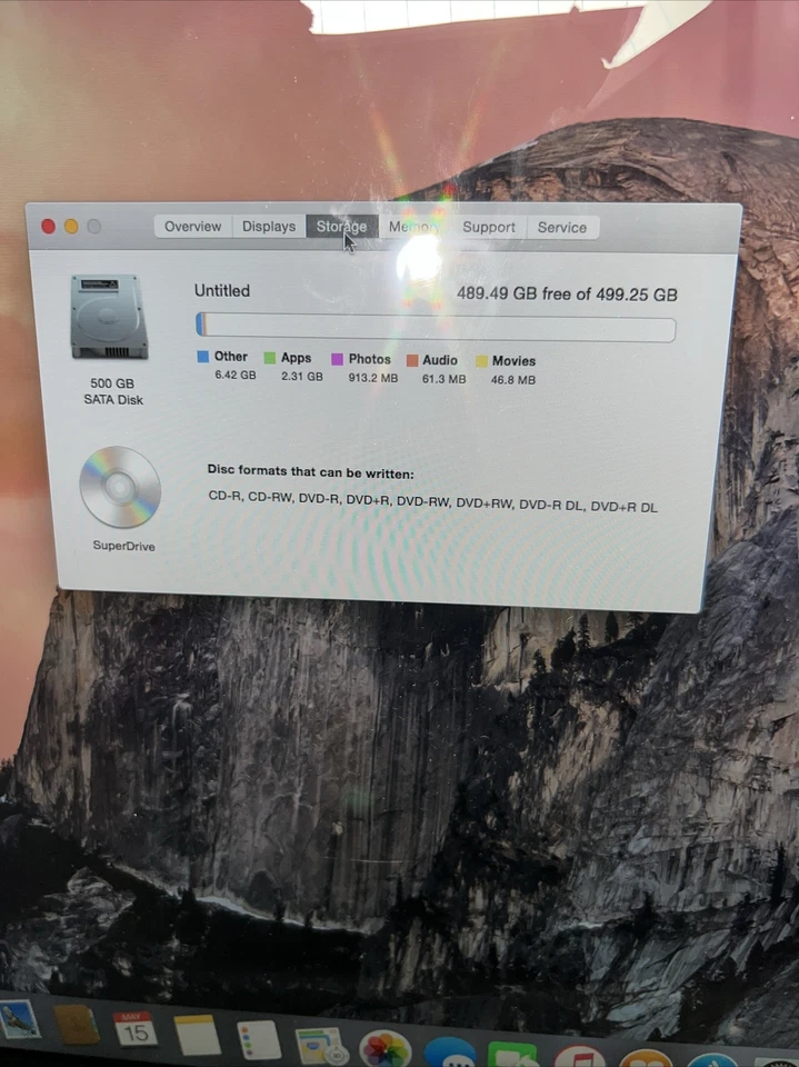 Apple iMac 21.5" Mid 2011 Core i5 2.5GHz 6GB RAM 500GB HDD Radeon HD 6750M - Image 4 of 4