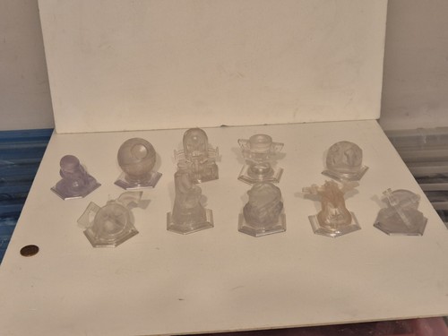 Disney Infinity 1.0, 2.0, 3.0 Crystal Playset Piece Figure Bundle, Marvel Heroes