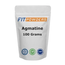 Agmatine Sulfate Powder 100 Grams - 100% Pure US Lab Tested: with Dosage Scoop