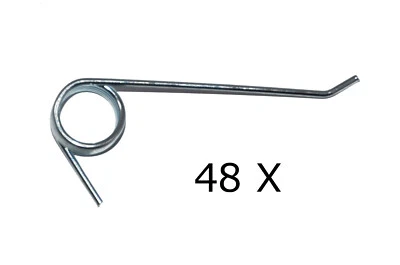 48 X Feder für EINHELL ROYAL RLE 450 / KING CRAFT Vertikutierer Lüfterwalze