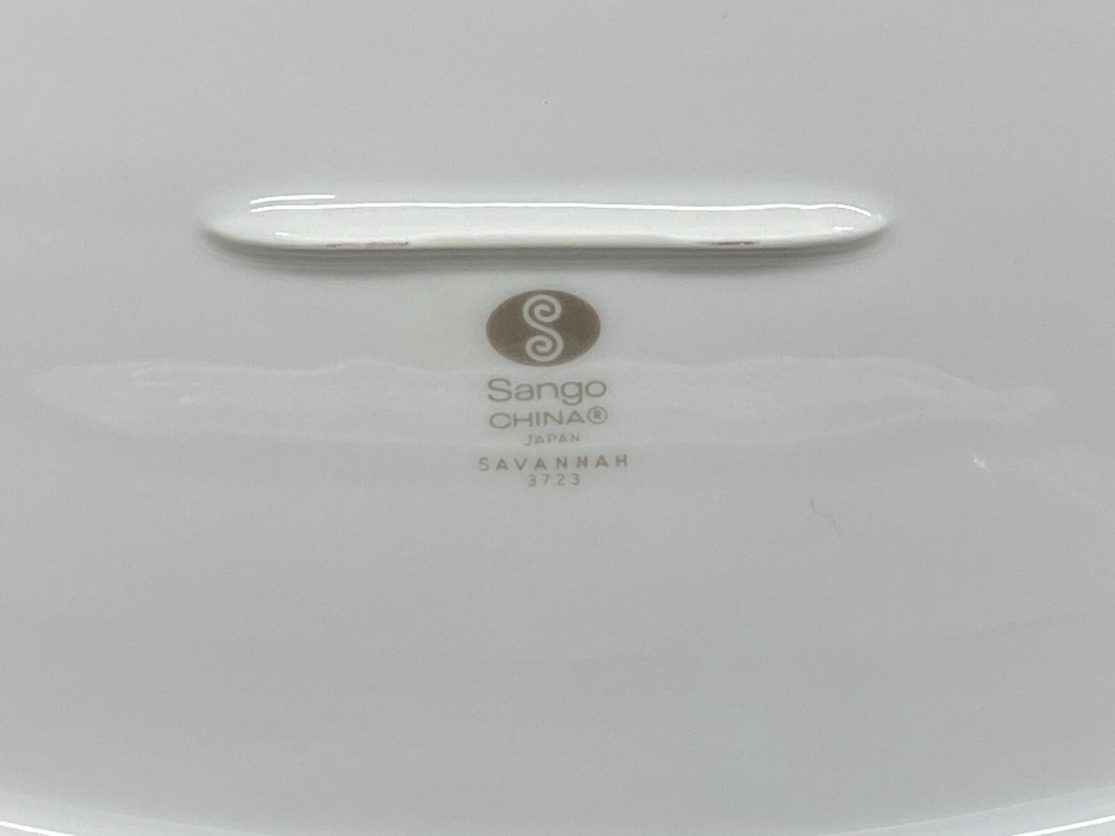 Sango "SAVANNAH" #3723 ~ Japan ~ 2 Piece serving Set: Oval Bowl, Platter