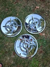 3 Vintage 1957 57 Dodge Lancer Knight Hubcaps Wheel Covers Center Caps Classic