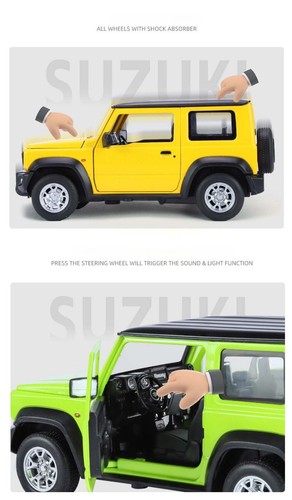 1:24 SUZUKI Jimny Alloy Car Model Diecasts Metal Off-Road Vehicles Kids Toy Gift - Picture 13 of 25