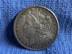 1882-S MORGAN SILVER DOLLAR 90% SILVER $1 COIN AU