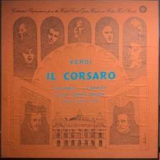 VERDI-IL CORSARO-COBOS-ORIGINAL PRIVATE RECORDING 2-LP VINYL BOX SET-USED