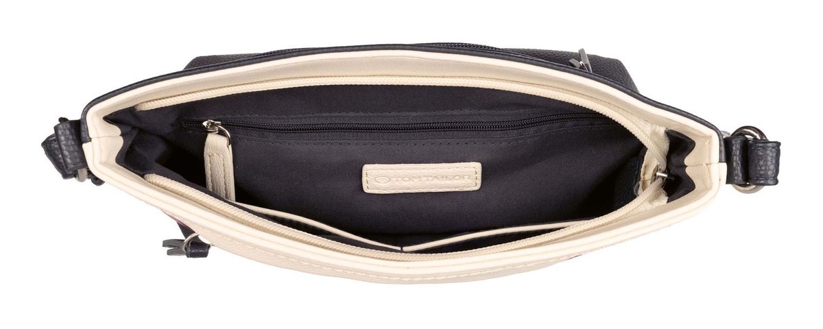Sac Bandoulière TOM TAILOR Nicolina Bleu Foncé – Taille M – Neuf Avec étiquettes