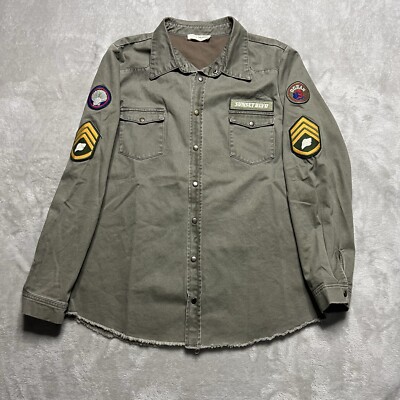 Spell & The Gypsy Collective Jacket Womens Medium Olive
