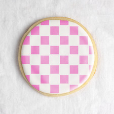 Checker Cookie Stencil - Durable  Reusable Mylar Stencils