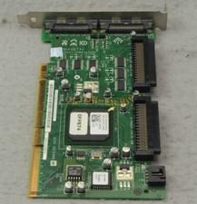 1PC Used FP874 Dell Adaptec Ultra U320 PCIx Dual SCSI RAID Card ASC-39320A