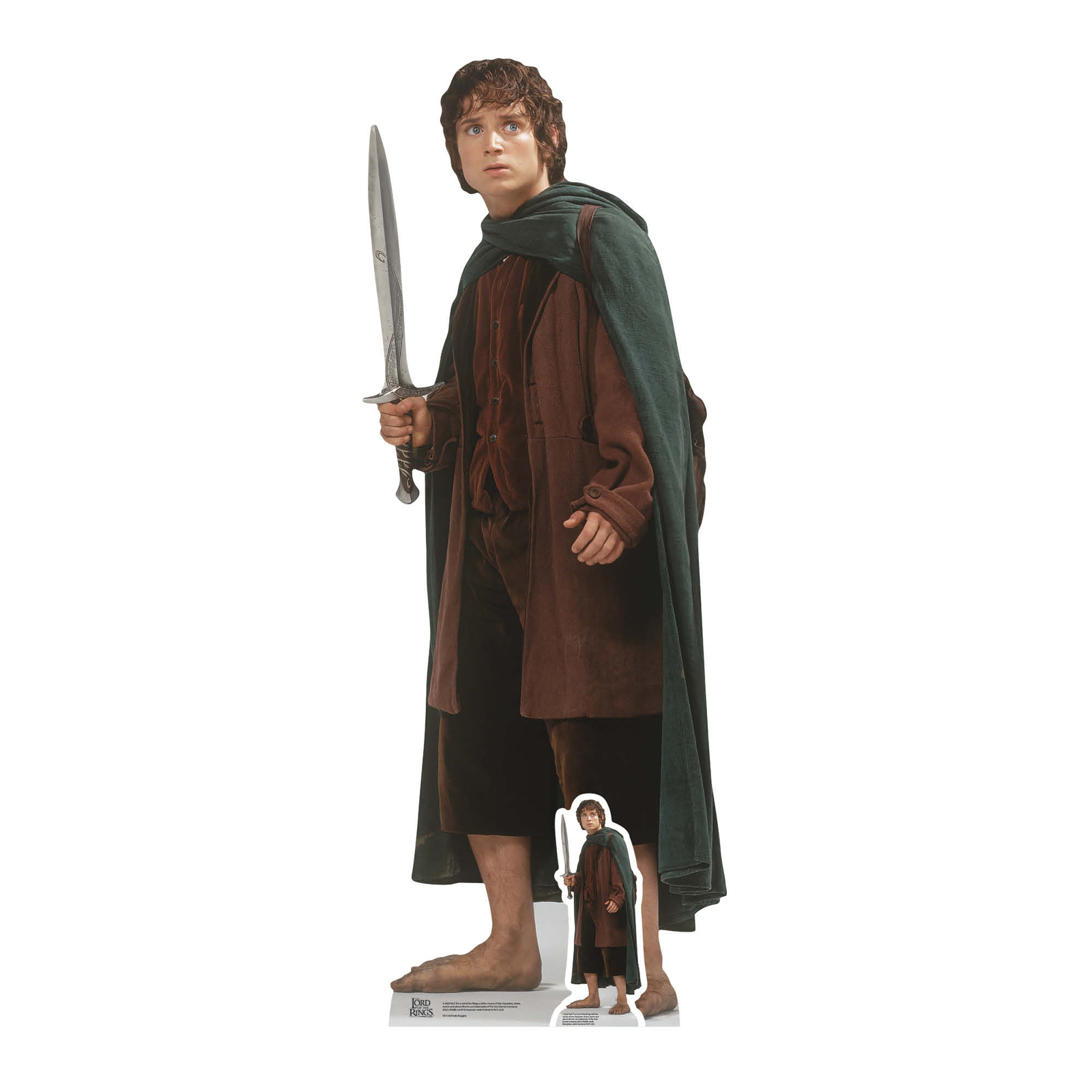 Frodo Baggins The Lord of the Rings Cardboard Cutout Official Standee FREE Mini