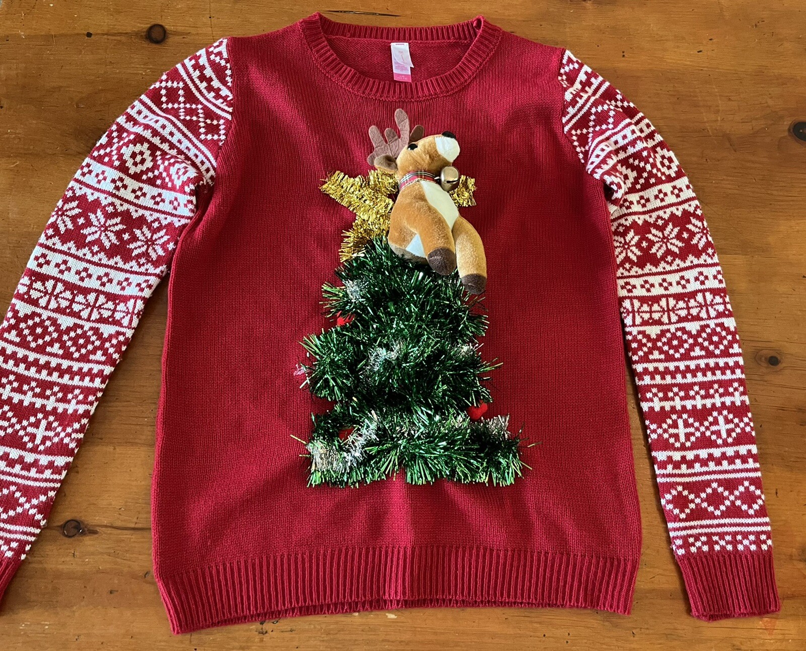 No Boundaries Juniors Ugly Christmas 