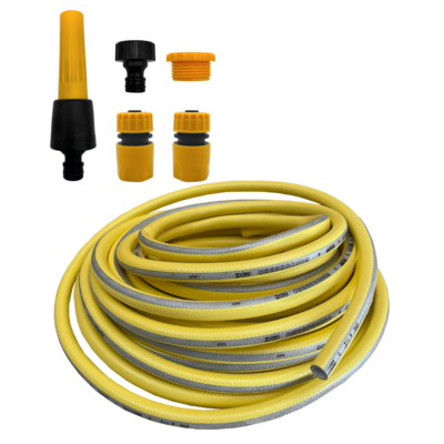 Tubo Da Giardino SUNTOS 3/4 Pollici X 25 Metri, Qualità Premium, Colore Giallo