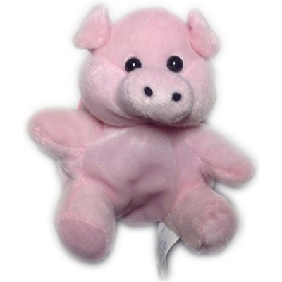 Cute Piglet Pig 3D Plush Keychain Coin Pouch Bag Purse Accessory New