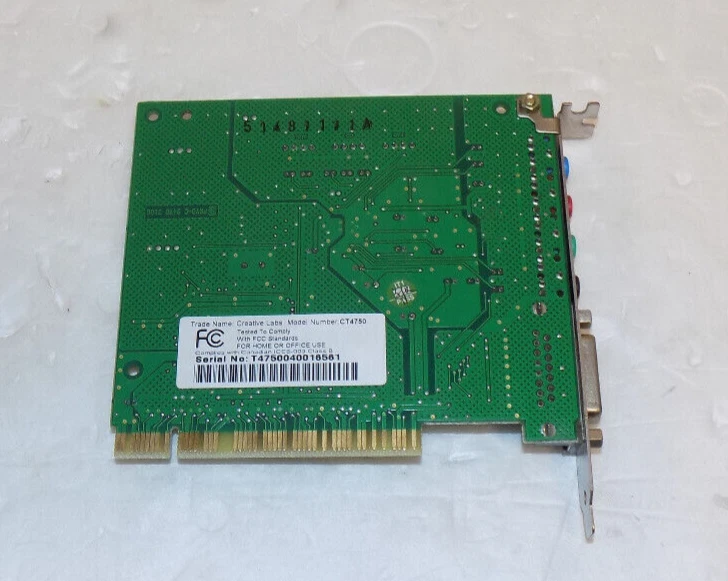 Creative Labs Sound Blaster CT4750 32-bit PCI Sound Card - Image 3 of 3